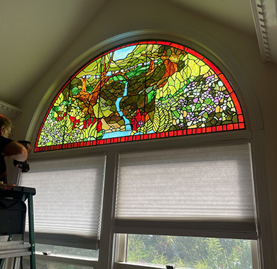 a landscape fanlight