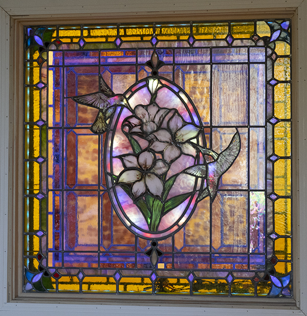 Hummingbird LED window