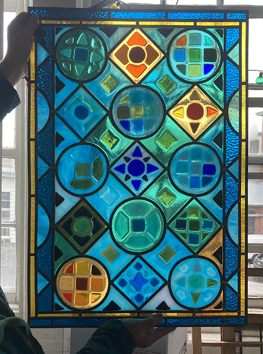 fused glass pattern