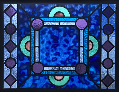 Victorian stained glass design