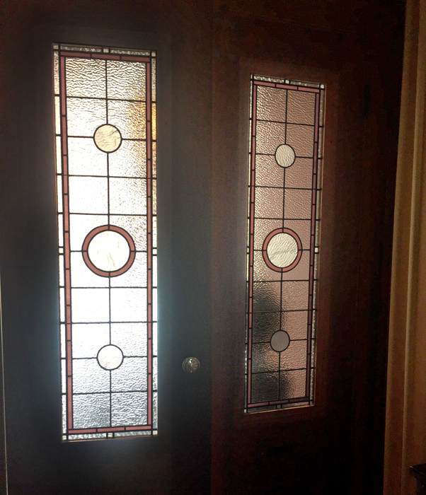leaded glass for historic door