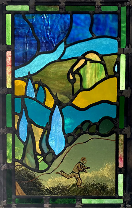 halloween stained glass