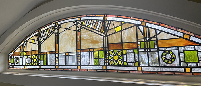 Prairie-style Transom
