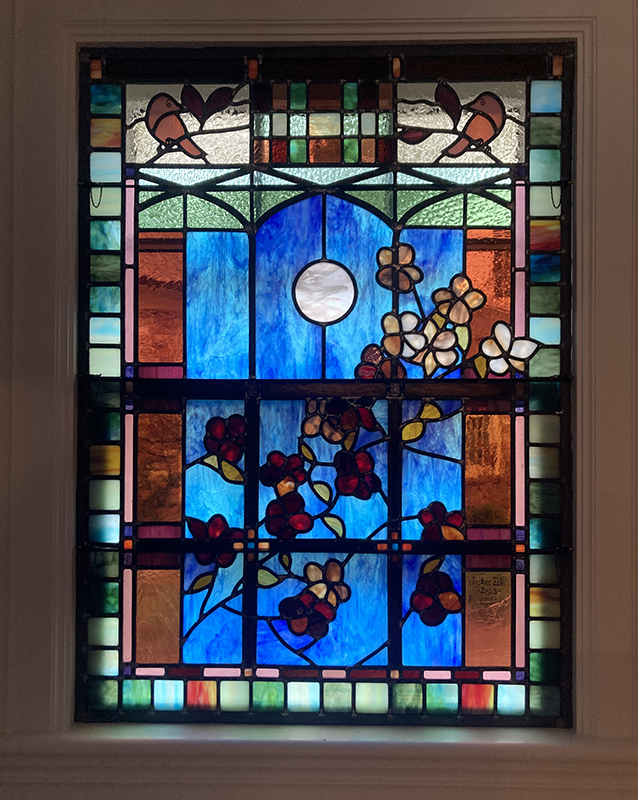 rondels pattern stained glass