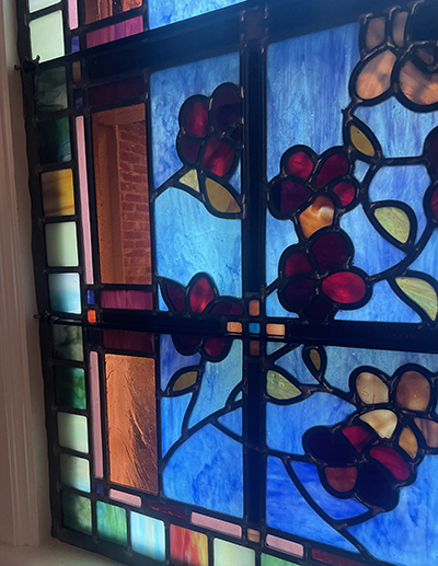 rondels pattern stained glass