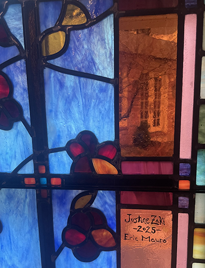 rondels pattern stained glass