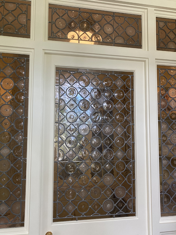 rondels pattern stained glass